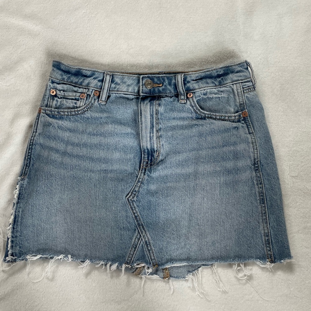 American Eagle Jean Skirt Size 4